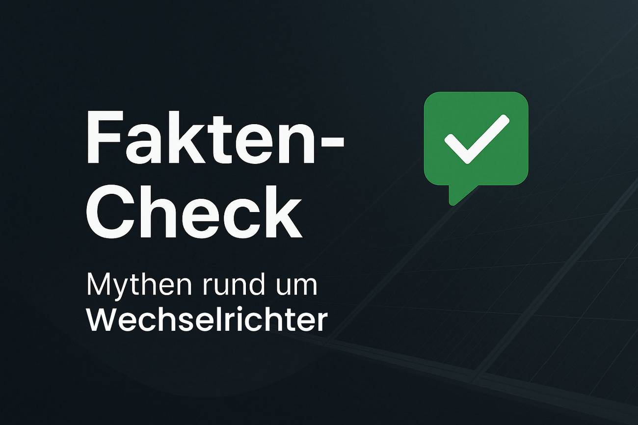 Faktencheck Wechselrichter