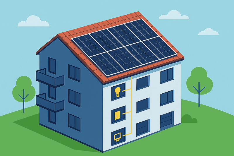 Mieterstrom Illustration